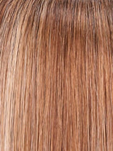 FS26/31S6 Salted Caramel | Medium Natural Red Brown with Red Gold Blonde Bold Highlights, Shaded with Brown