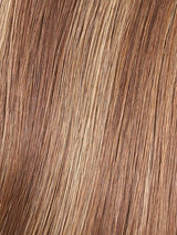 8RH14 MOUSSE CAKE | Med Brown with 33% Lt Natural Ash Blonde Highlights