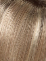 SPARKLING CHAMPAGNE | Medium Brown roots with overall Strawberry Blonde base and soft Golden Blonde highlights