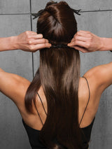 Style the Tru2Life® heat-friendly synthetic hair to match your texture.