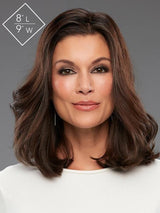 4 easiPieces and 1 easiPart XL 12” HH by EASIHAIR in color FS4/33/30A MIDNIGHT COCOA | Dark Brown, Medium Red, Medium Natural Red Blonde/Brown Blend with Medium Natural Red Blonde/Brown Blend Bold Highlights