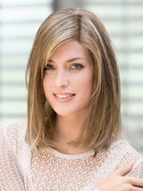 Matrix by Ellen Wille in SANDY BLONDE ROOTED | Medium Honey Blonde, Light Ash Blonde, and Lightest Reddish Brown blend with Dark Roots