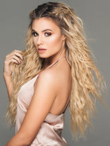 20" HH Extension by hairdo in R14/88H GOLDEN WHEAT | Dark Blonde Evenly Blended with Pale Blonde Highlights