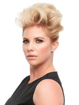 Top This 12" by Jon Renau in 12FS8 | Light Gold Brown, Light Natural Gold Blonde and Pale Natural Gold-Blonde Blend, Shaded with Medium Brown