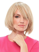 TOP THIS 8" by Jon Renau in 12FS8 | Light Gold Brown, Light Natural Gold Blonde and Pale Natural Gold-Blonde Blend, Shaded with Medium Brown