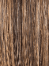 CHOCOLATE ROOTED 830.27.6 | Medium and Dark Brown with Light Auburn and Dark Strawberry Blonde Blend