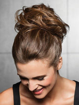 Boasts subtle, contrasting colors and lengths