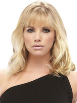 10" EASIVOLUME HUMAN HAIR CLIP IN VOLUMIZER (1pc) in 12F PECAN PRALINE | Light Gold Brown/Honey Blonde and Platinum Blonde blend