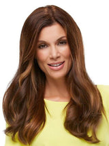 18" TOP FORM by Jon Renau in 6RN DARK BROWN | Human Hair Renau Natural
