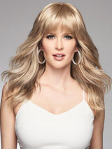 FAUX FRINGE by RAQUEL WELCH in R14/88H GOLDEN WHEAT | Dark Blonde Evenly Blended with Pale Blonde Highlights