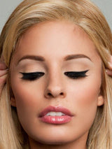 Sheer Indulgence™ lace front, with a monofilament top and 4 strategically placed pressure-sensitive clips for a secure fit