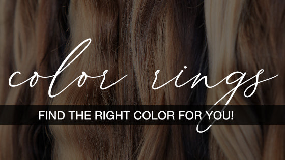 How To Use A Color Ring To Match Your Hair Topper