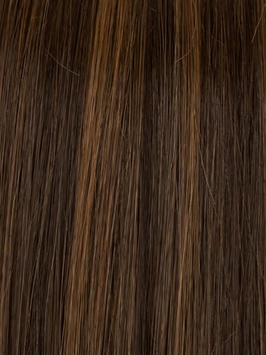 6F27 CARAMEL RIBBON | Brown with Strawberry Blonde Highlights