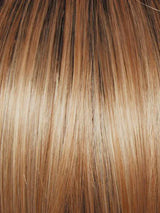 SS14/88H SHADED GOLDEN WHEAT | Dark Blonde Evenly Blended with Pale Blonde Highlights and Dark Roots