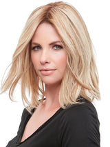 Designed to add gorgeous all-over volume at the crown, this Remy human hair topper clips in easily behind the hairline