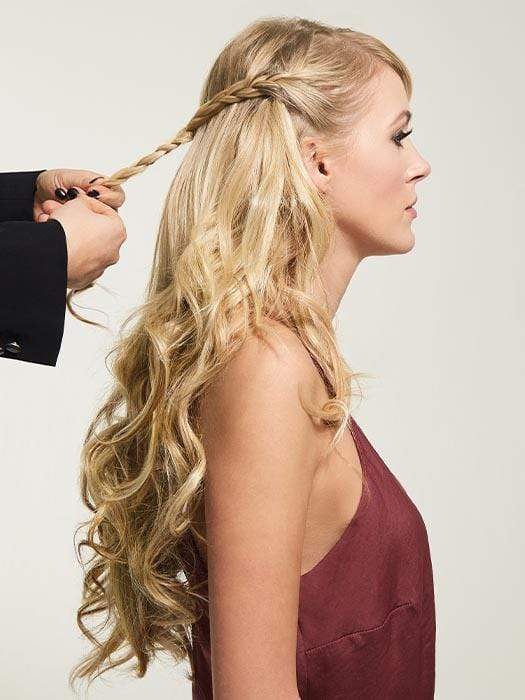 The synthetic Tru2Life fibers can be styled to create any look