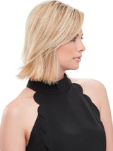 Its naturally beautiful Remy human hair is styled easily with heat and blends in seamlessly