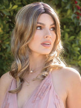 ENSLEY TP by Rene of Paris in BUTTERED TOAST | Medium Gold Brown and Strawberry Blonde Blend with Strawberry Blonde Tips