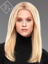 7 easiPieces and 1 easiPart 18” HH by EASIHAIR in color FS24/102S12 LAGUNA BLONDE | Light Natural Gold Blonde with Pale Natural Gold Blonde bold highlights, Shaded with Light Gold Brown
