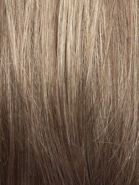 CASHMERE-BROWN-SR | Slightly Rooted Medium Beige Brown base with woven Velvet Blonde Highlights