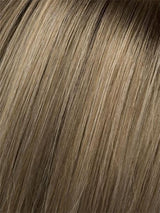 Champagne-Rooted | Light Beige Blonde,  Medium Honey Blonde, and Platinum Blonde Blend with Dark Roots