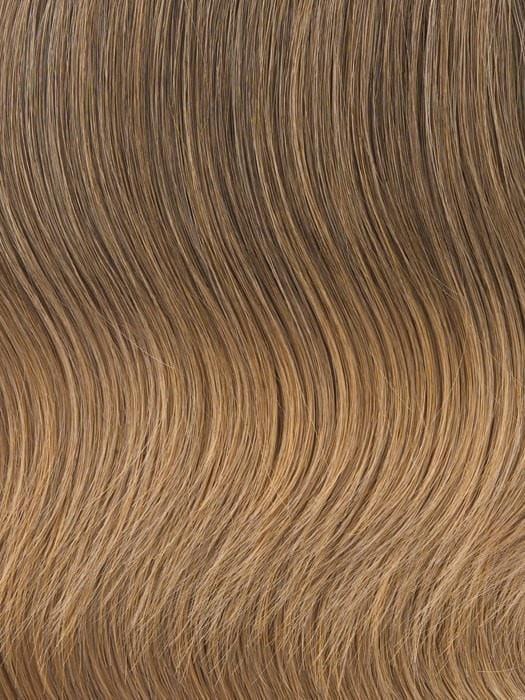 Color R1416T = Buttered Toast: Dark, ash blonde with golden blonde tips