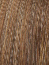 R3025S+ GLAZED CINNAMON | Medium Auburn with Ginger Blonde Highlights on Top