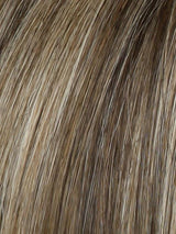 RL12/22SS SHADED CAPPUCCINO | Light Golden Brown Evenly Blended with Cool Platinum Blonde Highlights with Dark Roots