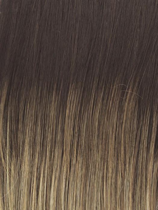  RL12/22SS SHADED CAPPUCCINO | Light Golden Brown Evenly Blended with Cool Platinum Blonde Highlights with Dark Roots