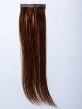 easiPieces 16" L x 4" W by easiHair in color 8 COCOA | Medium Brown