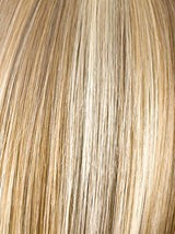 CREAMY TOFFEE | Rooted Dark Blonde Evenly Blended with Light Platinum Blonde and Light Honey Blonde