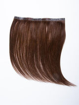 easiPieces 12" L x 9" W by easiHair in color 8 COCOA | Medium Brown