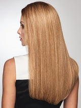 Monofilament top for low density, natural movement, and styling versatility