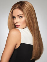 GILDED 18" by RAQUEL WELCH in R14/25 HONEY GINGER | Dark Blonde Evenly Blended with Ginger Blonde