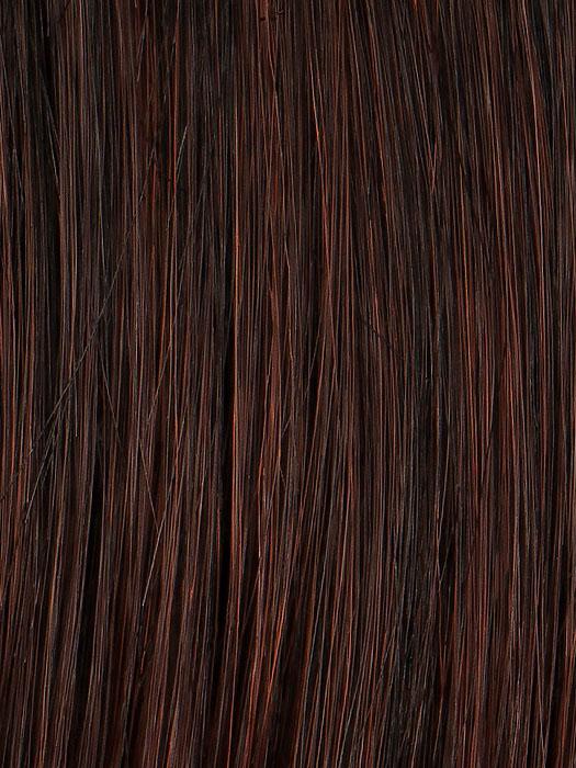 R435S+ GLAZED BLACK CHERRY | Midnight Brown with Burgundy highlights