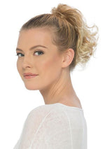 This style features 9" loose layered curls attached to a spring clip allowing for a quick and easy way to add some fun to your updo
