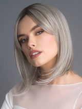SILVER-BROWN-MR | Micro Root that transcends into Silver, Grey and Honey Brown Tones