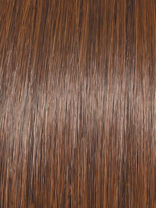 RL6/8 DARK CHOCOLATE | Medium Brown Evenly Blended with Warm Medium Brown