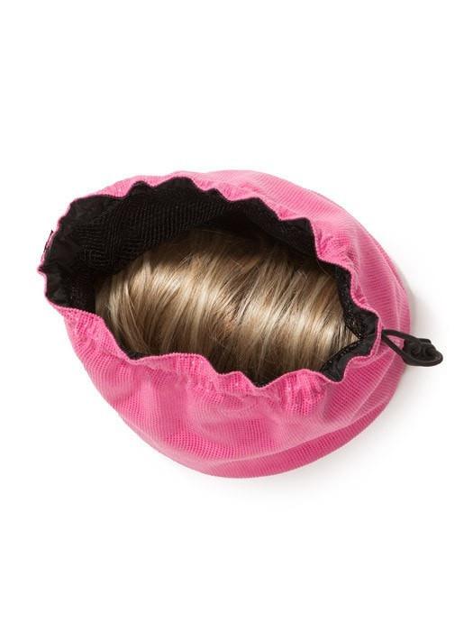 Color Pink | Detangle and roll your wig before placing inside