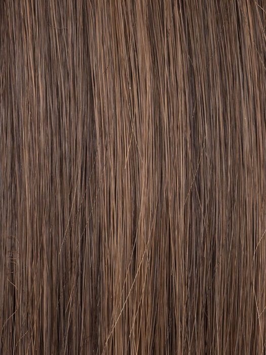 CHOCOLATE ROOTED 830.6 | Medium Brown Blended with Light Auburn, and Dark Brown Blend with Shaded Roots