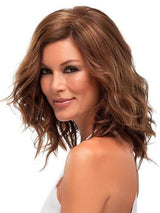 Double Monofilament Top- allows multi-directional parting while providing the appearance of natural hair growth | Color: 6F27