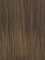 RL6/8 DARK CHOCOLATE | Medium Brown Evenly Blended with Warm Medium Brown