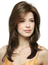 LONG TOP PIECE by Rene of Paris in GINGER-BROWN | Medium Auburn Evenly Blended with Medium Brown